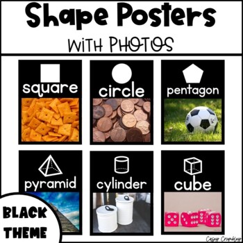 Preview of Shape Posters with Real Photos Pictures Photographs 2D and 3D