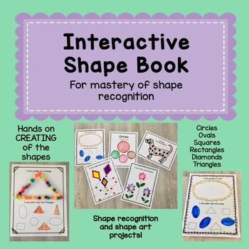 Preview of Preschool Shapes Journal