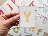 Alphabet Flashcards (upper/lowercase color coordination)