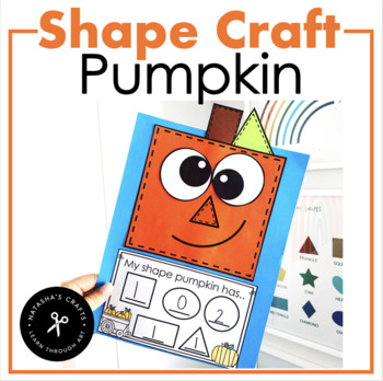 Preview of 2d Shape Pumpkin Craft