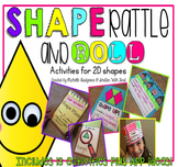 Shape, Rattle and Roll (13 activities for 2D shapes)