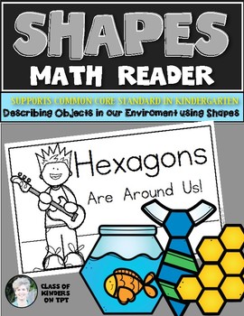 Preview of Shape Reader {HEXAGON} Kindergarten & First Grade Reading & Math