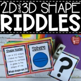 Shape Riddles for 2D and 3D Shapes
