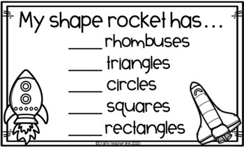 Make a Rocket with Rectangles and Triangles - Projects for