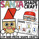 Shape Santa craft | Christmas shape craft | Santa shape craft