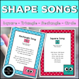 Preschool and Kindergarten Shape Songs and Poster Pack