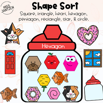 Preview of Shape Sort | Shape Math Center