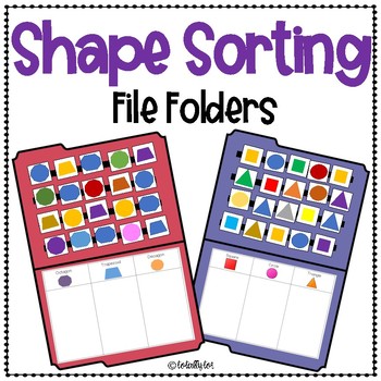 Preview of Shape Sorting (2D) File Folders