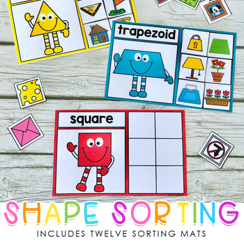 Shape sort cards