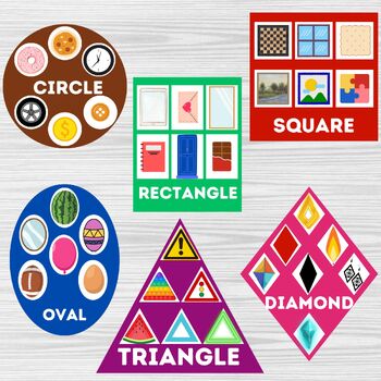 Preview of Shape Sorting Activity,Shapes printable, Shapes activity