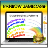 Shape Sorting & Patterns - St. Patrick/ Rainbow Jamboard