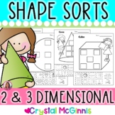 Shape Sorts | 2d Shape Sort | 3d Shape Sort | Shape Sortin