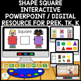 Shape Square Interactive PowerPoint / Digital Resource Pre