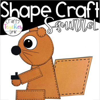 Preview of Shape Squirrel Craft