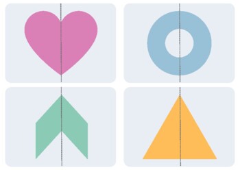 Preview of Shape Symmetry Math Match Game