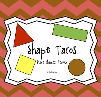 Preview of Shape Tacos {Integrate Art & Math for Cinco de Mayo}