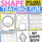 Shape Tracing Printables and Worksheets for Preschool and 