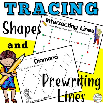 Preview of Tracing and Fine Motor Skills | Prewriting Lines and Shapes