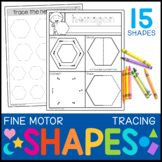 Shape Tracing Worksheets : Fine Motor Shapes