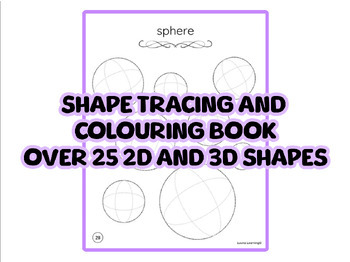 Preview of Shape Tracing and Colouring Book