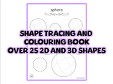 Shape Tracing and Colouring Book