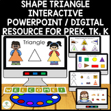 Shape Triangle Interactive PowerPoint / Digital Resource P
