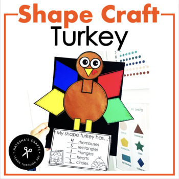 Preview of Shape Turkey Craft