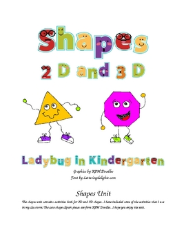 Preview of Shape Unit 2D and 3D Shapes