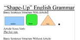 Shape Up English Grammar - Grammar for ESL, SPED, and Visu