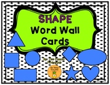 Shape Word Wall Cards