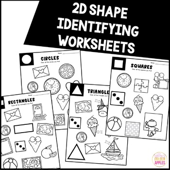 Preview of 2D Shapes Worksheets