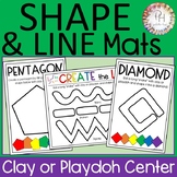 Shape and Line Mats | Clay or Playdoh Center