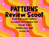 Shape and Number Patterns Scoot