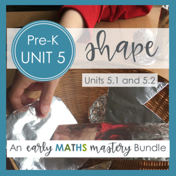 Preview of Shape bundle - Pre-K Math Mastery Units