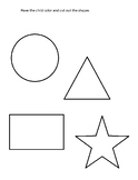 shape cutting practice worksheets teaching resources tpt