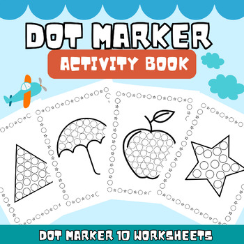 Preview of Shape dot marker Activities and Bingo printable