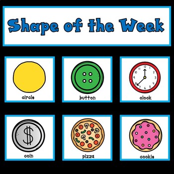 Preview of Shape of the Week Pocket Chart
