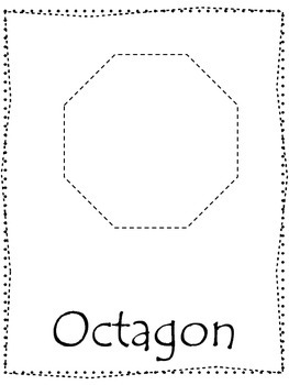 octagon worksheets for preschool Shape. the Shape tracing. Preschool Trace Octagon
