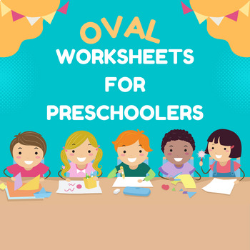 Preview of Shape tracing. Trace the Oval. Preschool printable Worksheets for Preschoolers