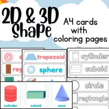 Preview of Shape wall posters, classroom decor, shapes for pre.k-k.3