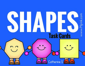 Preview of 2D Shapes Task Cards