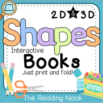Preview of Shapes 2D and 3D Interactive Books