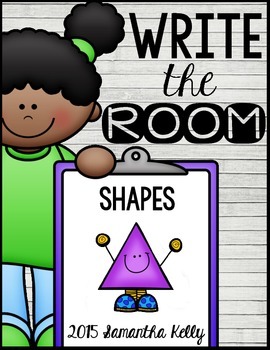 Preview of Shapes Write the Room Center