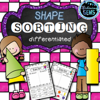 Preview of 2D and 3D Shapes Worksheets | Shape Activities