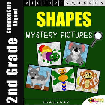 Shapes 2nd Grade Worksheets, 2D and 3D Shapes Center | TpT