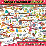 Shapes in Real Life Clip art Bundle