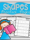 Shapes {2D & 3D} Practice Sheets