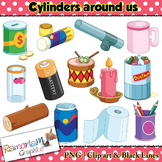 Shapes 3D Cylinder Clip art