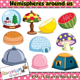 Shapes 3D Hemisphere Clip art