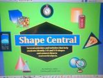 Preview of Shapes -  Activboard Activities for Math Centers